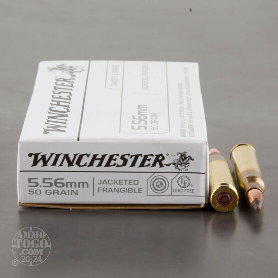 1000rds - 5.56x45mm Winchester 50gr. Frangible Ammo