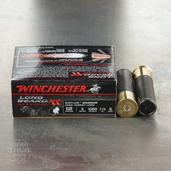 10rds - 12 Gauge Winchester Long Beard XR 1 7/8 Ounce 3" #6 Shot Ammo