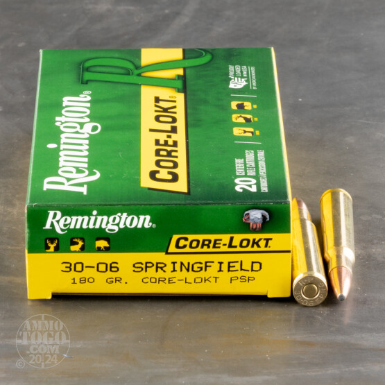200rds – 30-06 Remington Core-Lokt 180gr. PSP Ammo 