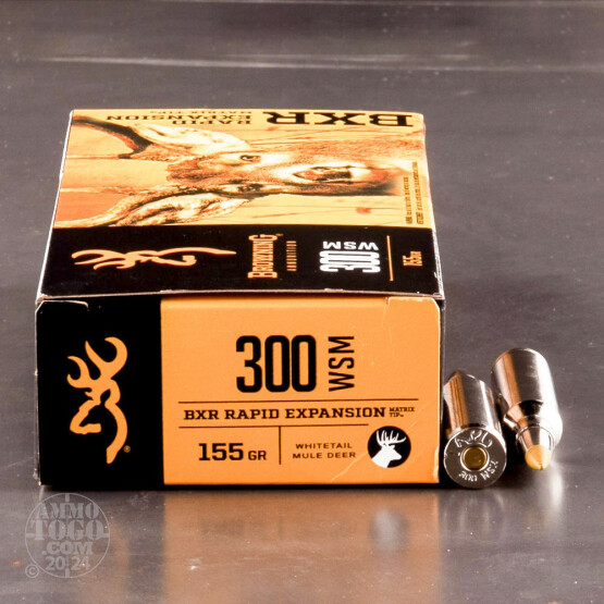 300 WSM - 155 Grain Polymer Tipped - Browning BXR - 20 Rounds