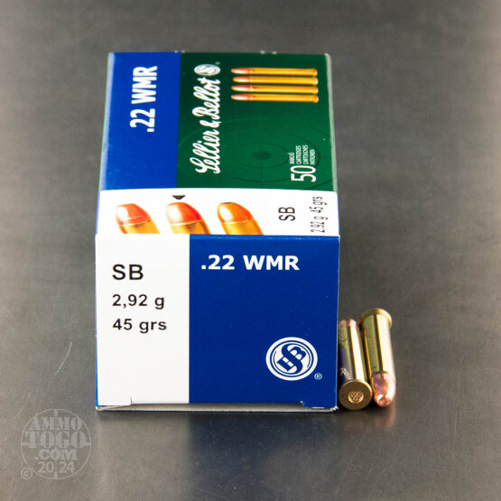 50rds - 22 WMR Sellier & Bellot 45gr. CPRN Ammo