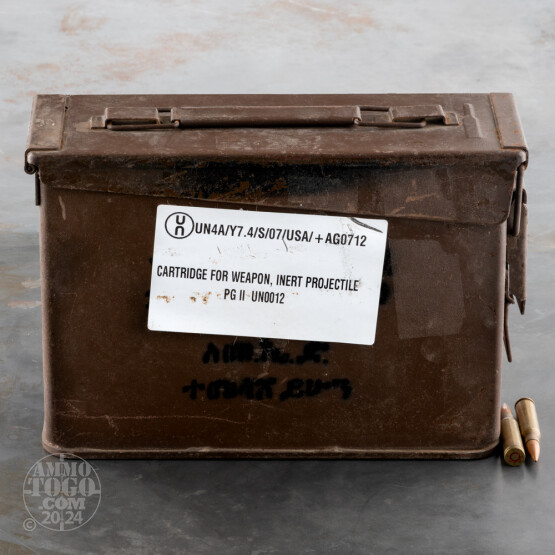280rds – 7.62x51mm Ethiopian Military Surplus 145gr. FMJ Ammo in 30 Cal Ammo Can