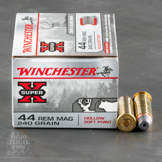 20rds - 44 Mag Winchester 240gr. Hollow Soft Point Ammo