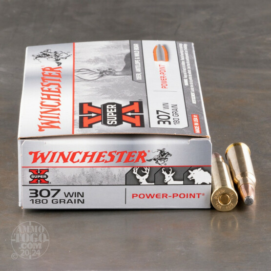 20rds - 307 Win. Winchester 180gr. Power Point Ammo
