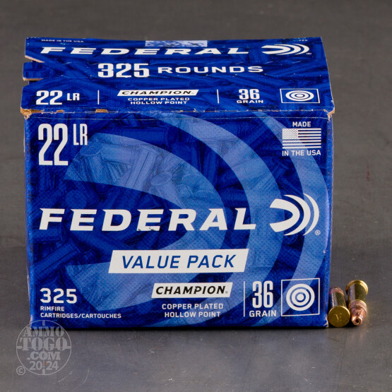 3250rds – 22 LR Federal Champion 36gr. CPHP Ammo