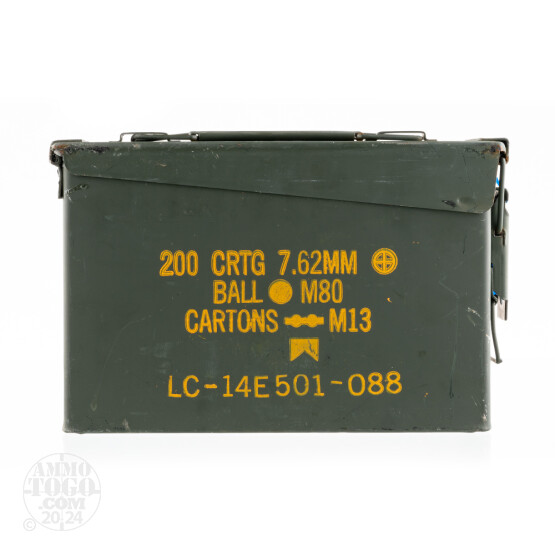 5 - USGI 30 Cal Size Ammo Can - Used