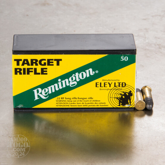 50rds – 22 LR Remington Eley Target 40gr. LRN Ammo