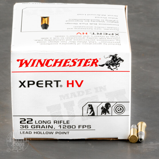 5000rds - 22 LR Winchester Xpert 36gr. LHP Ammo