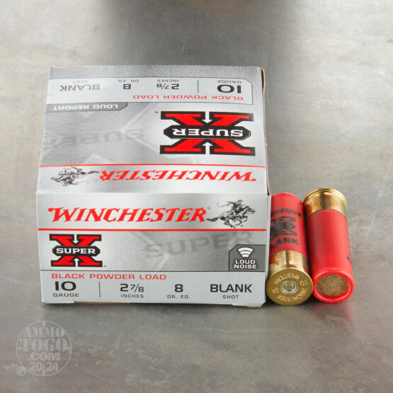 25rds – 10 Gauge Winchester Super-X 2-7/8" Blank Ammo