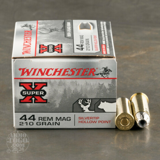 20rds - 44 Mag Winchester 210gr. Silver Tip HP Ammo