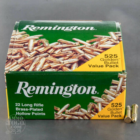 525rds - 22LR Remington 36gr. Golden Bullet Hollow Point Ammo