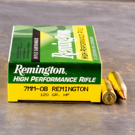 20rds - 7mm-08 Remington 120gr. Hollow Point Ammo