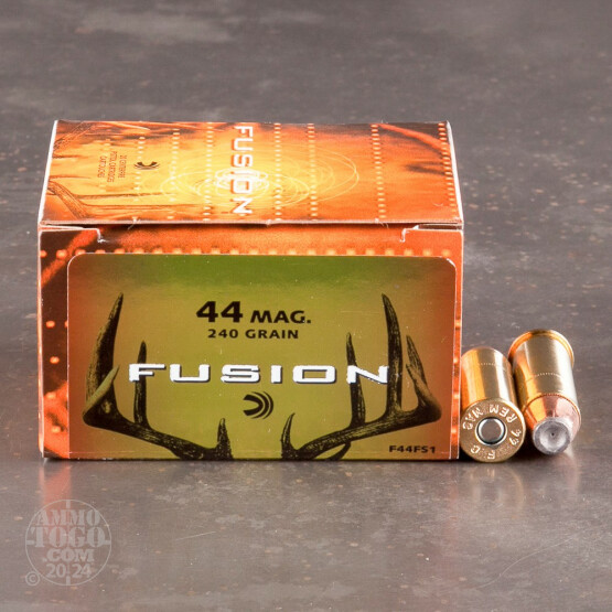 20rds - 44 Mag Federal Fusion 240gr. HP Ammo