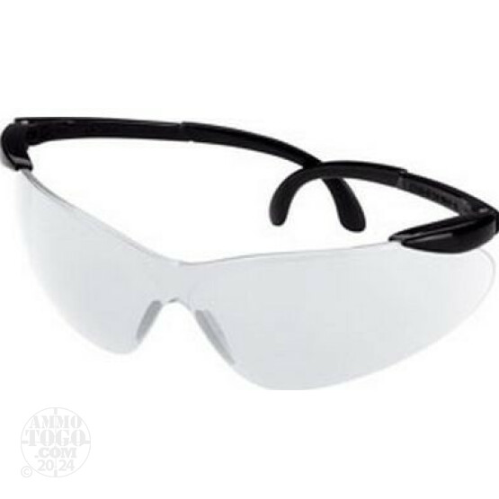 1 Pair - Champion Clear Open Frame Ballistic Shooting Glasses 