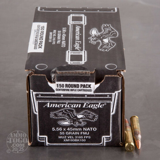 600rds – 5.56x45mm NATO Federal American Eagle 55gr. FMJ Ammo