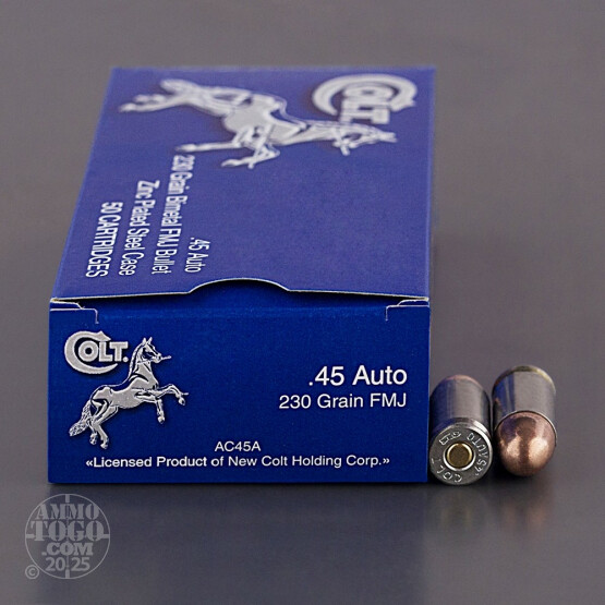 500rds - 45 ACP Colt 230gr. FMJ Ammo