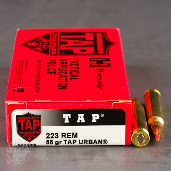 20rds - .223 Hornady TAP LE 55gr. Urban Tactical Ammo