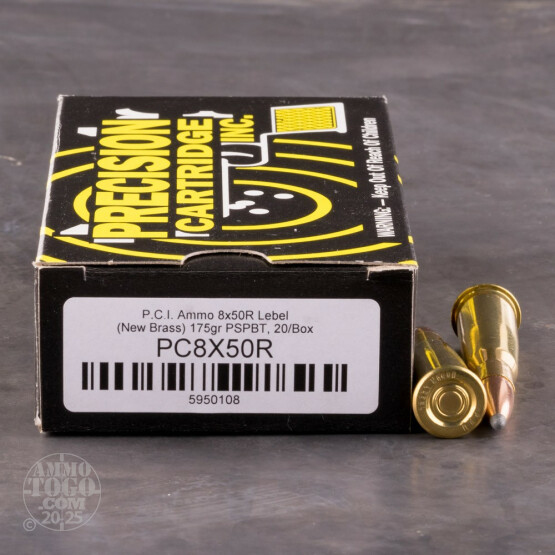 20rds - 8x50R Lebel Precision Cartridge Inc. 175gr. PSP-BT Ammo