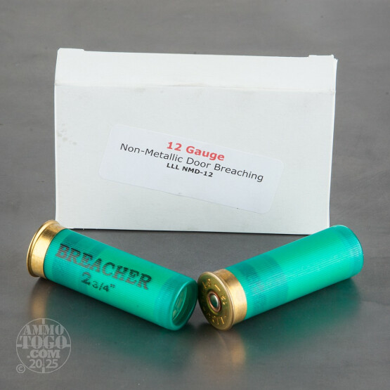 10rds - 12 Gauge Lightfield Non-Metallic Door Breaching Round Ammo 2 3/4