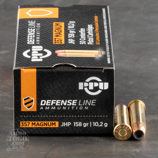 50rds – 357 Magnum Prvi Partizan 158gr. JHP Ammo