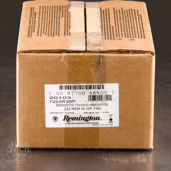 1000rds – 223 Rem Remington 55gr. FMJ Ammo