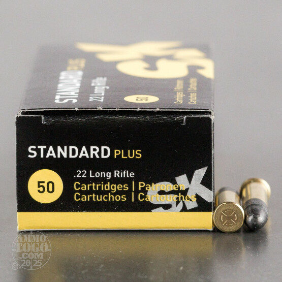 500rds - 22LR SK Standard Plus 40gr. Solid Point Ammo