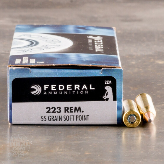 20rds - .223 Federal Power-Shok 55gr. SP Ammo