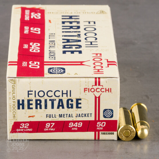 1000rds – 32 S&W Long Fiocchi 97gr. FMJ Ammo