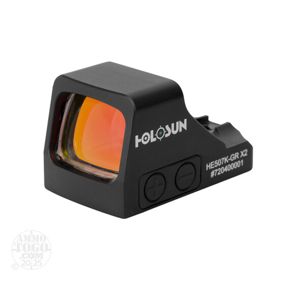 Holosun HE507K-GR X2 1x Green Dot - 1 Dot 32 MOA Ring - Black