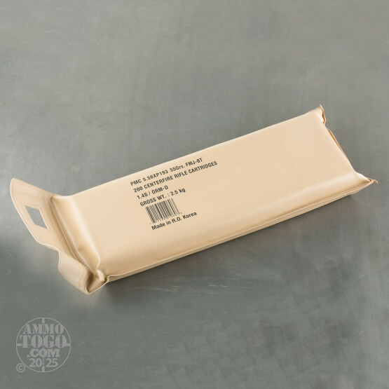 1000rds - 5.56x45 PMC Battle Pack 55gr. M193 FMJ Ammo 