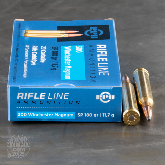 20rds - 300 Win. Mag Prvi Partizan 180gr. SP Ammo