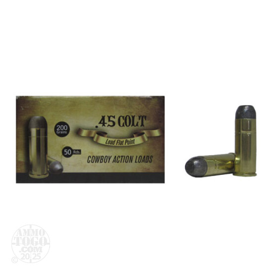 50rds - 45 Long Colt Aguila 200gr. Lead Flat Point Ammo