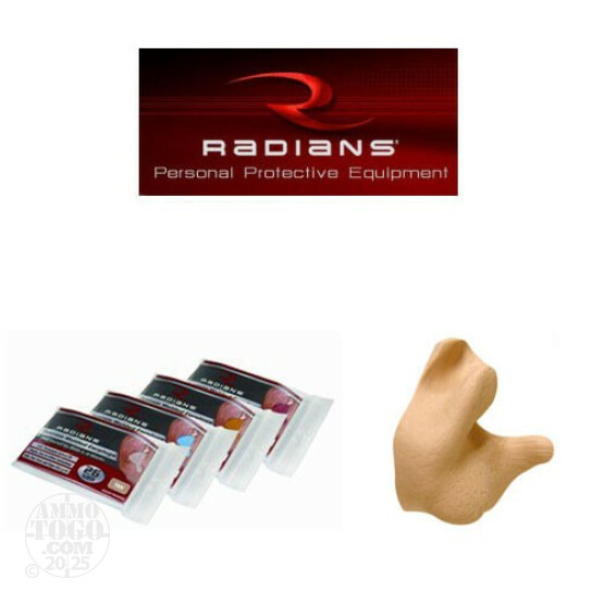 1 - Radians Custom Molded Earplugs Hearing Protection Tan