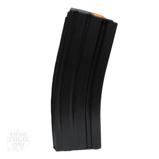 1 - C Products AR-15 .223 Stainless Steel 30rd. Magazine w/ Orange Follower
