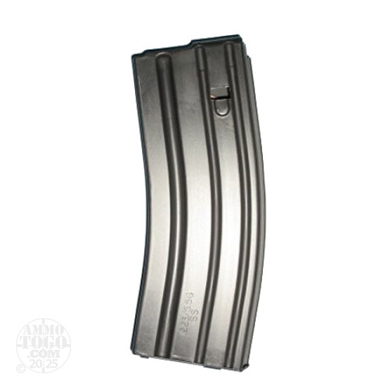 10 - ASC AR-15 .223 / 5.56 Stainless Steel 30rd. Magazine Black Follower