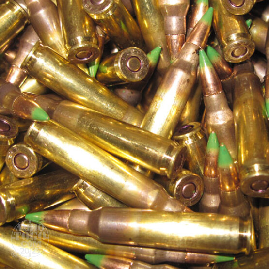 100rds - 5.56 Lake City XM855 62gr. FMJ Penetrator Ammo