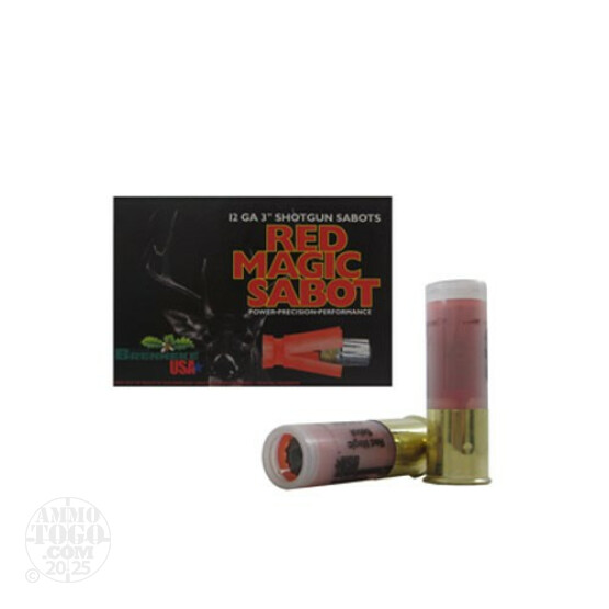 25rds - 12 Gauge Brenneke Red Magic 3" 1oz. Sabot Slug Ammo