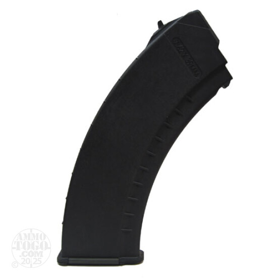 1 - AK-47 TAPCO 30rd. Smooth Side Black Polymer Magazine