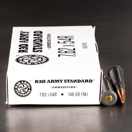 500rds – 7.62x54r Red Army Standard 148gr. FMJ Ammo