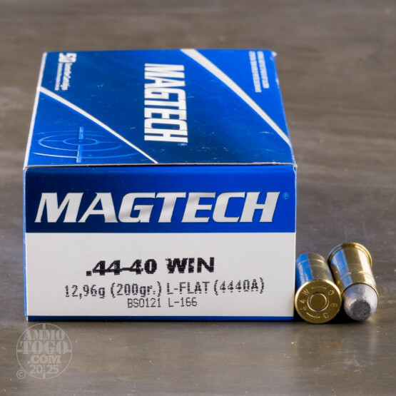 50rds - 44-40 Win. Magtech 200gr. Lead Flat Nose Ammo