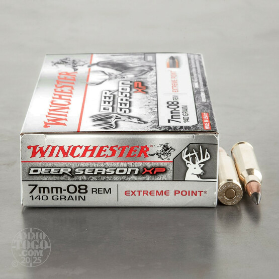 20rds – 7mm-08 Winchester Deer Season XP 140gr. Extreme Point Polymer Tip Ammo