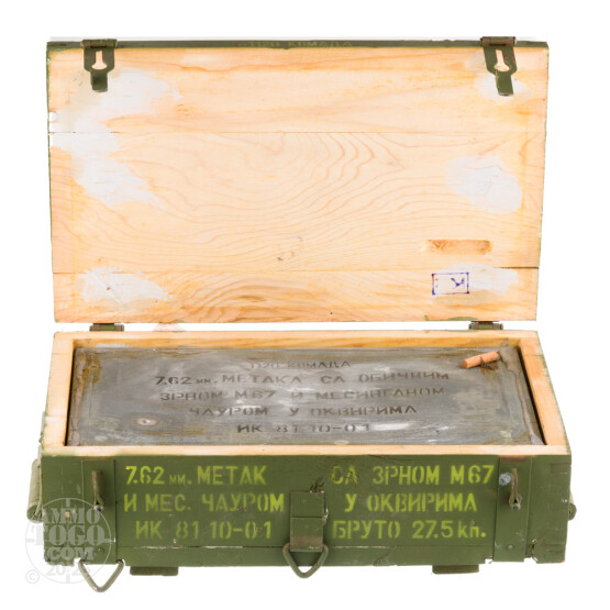1120rds – 7.62x39 Yugoslavian Military Surplus 123gr. FMJ Ammo *CORROSIVE*
