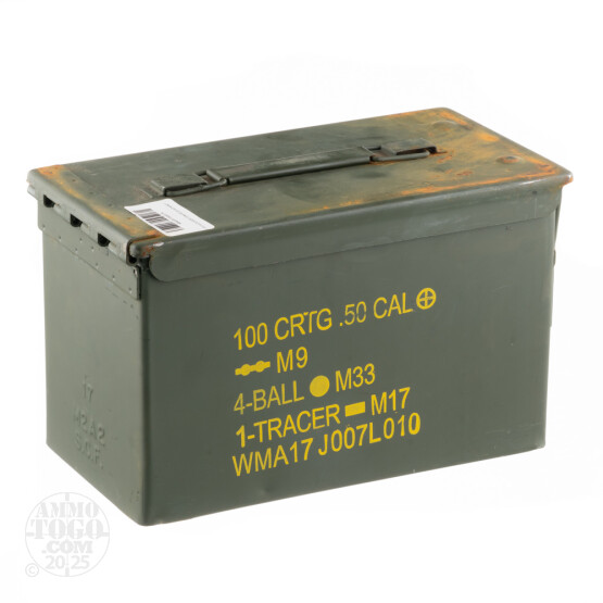 1 - Military Surplus 50cal. Ammo Can - Fair Condition M2A1