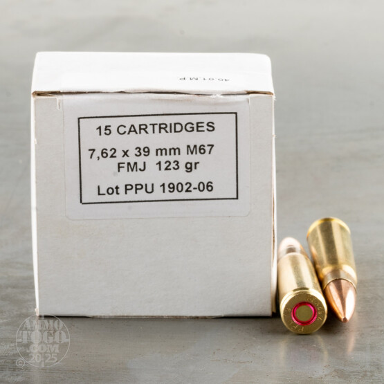 840rds – 7.62x39 Prvi Partizan 123gr. FMJ Ammo