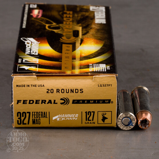 20rds – 327 Federal Magnum Federal HammerDown 127gr. Bonded JHP Ammo