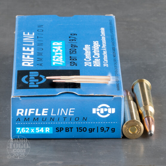 20rds - 7.62x54R Prvi Partizan 150gr. SP Ammo