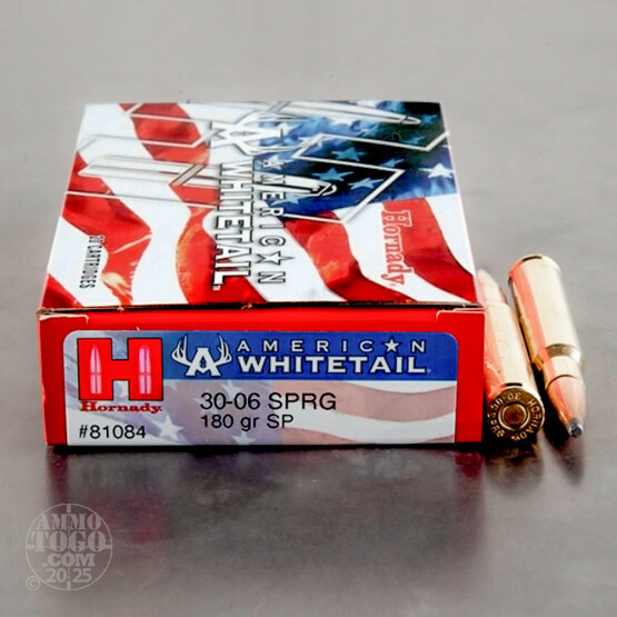 200rds – 30-06 Hornady American Whitetail 180gr. InterLock SP Ammo