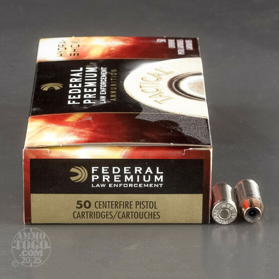 50rds - 40 S&W Federal LE Tactical Hydra-Shok 155gr. HP Ammo