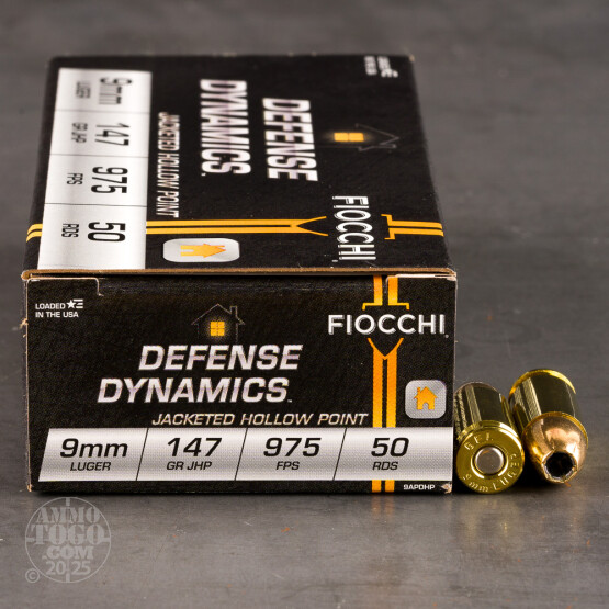 Fiocchi 147 grain JHP ammo