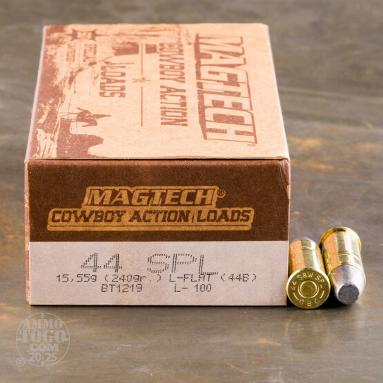 50rds - 44 Special MAGTECH Cowboy 240gr. Lead Flat Nose Ammo
